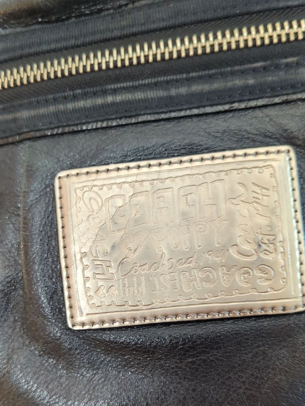 Coach Poppy Large Duffle Tote # 14565 - Picture 3 of 10